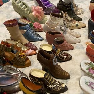 Vintage porcelain shoes